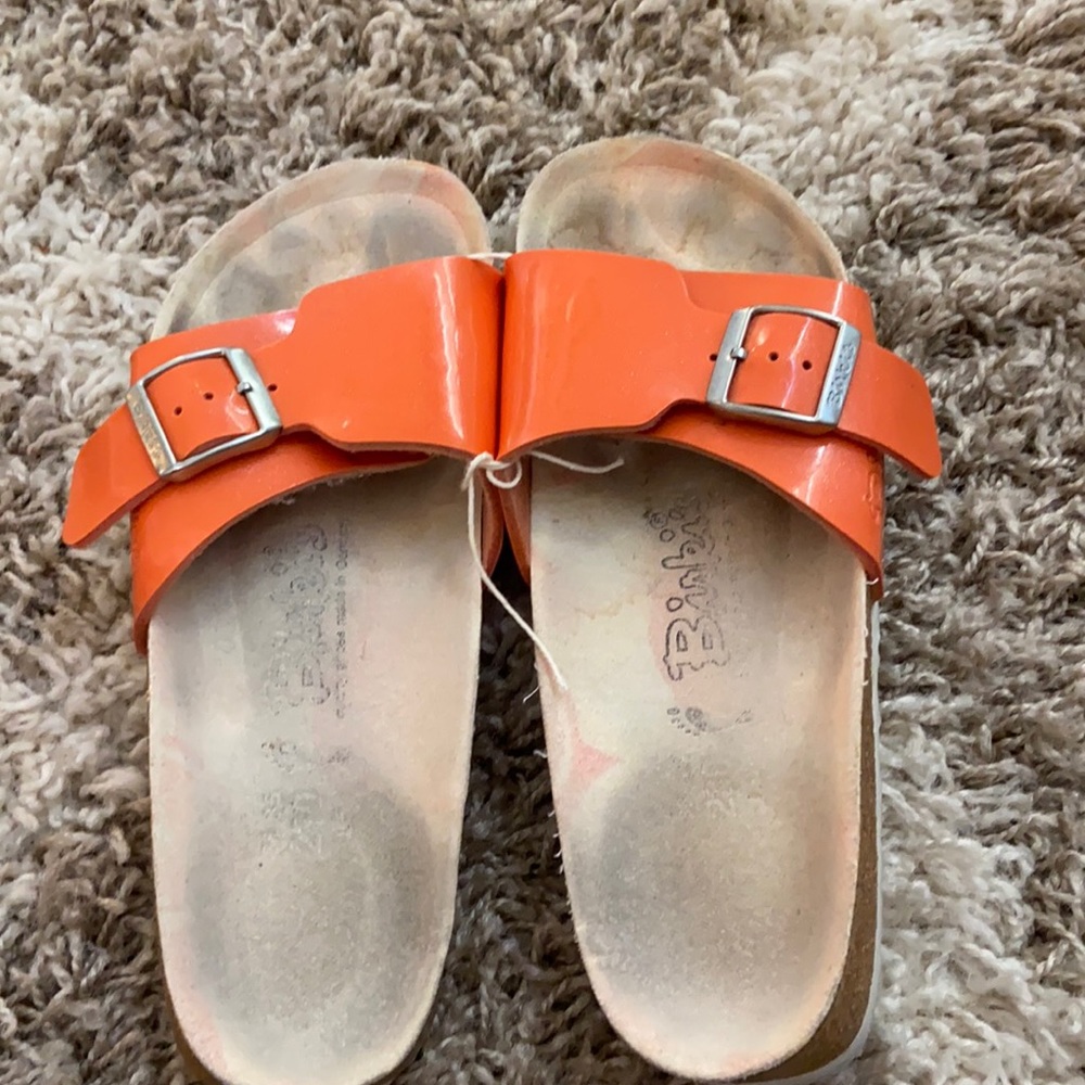 Orange Birkenstock’s